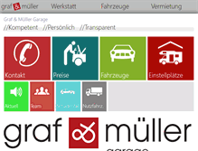 Tablet Screenshot of grafmueller.ch